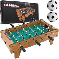 PIŁKARZYKI STOŁOWE DREWNIANE PIŁKA NOŻNA Stół DO GRY ZESTAW GRA