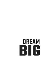 Plakat 20x30cm Z Napisami Nowoczesny Cytat Dream Big