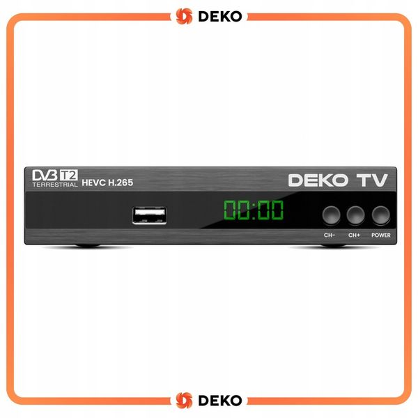 Tuner Dekoder DVBT2 DekoTV PRO Do TV Naziemnej DVBT 2 DVB T2 + Antena zdjęcie 16