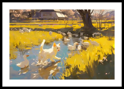 Plakat 45x30cm Słońce na Wsi na Arena.pl