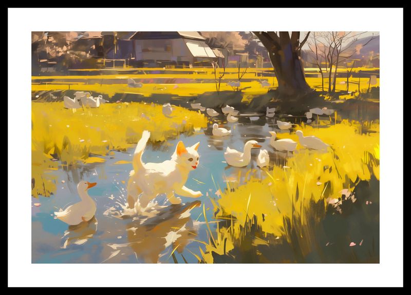 Plakat 45x30cm Słońce na Wsi zdjęcie 3