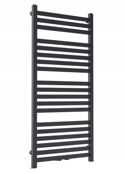 GRZEJNIK ŁAZIENKOWY PRIME-MID 1350/430 CZARNY MAT zdjęcie 2