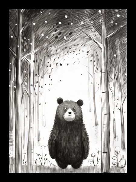 Plakat 13x18cm Ciekawski Miś zdjęcie 2