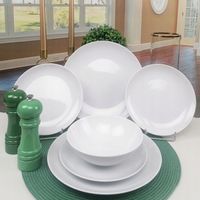 LUBIANA BOSS BIAŁY SERWIS OBIADOWY 18 TALERZY