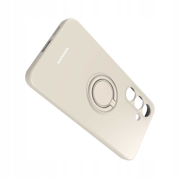 Spacecase Silicone Ring Galaxy S24 Bone zdjęcie 6