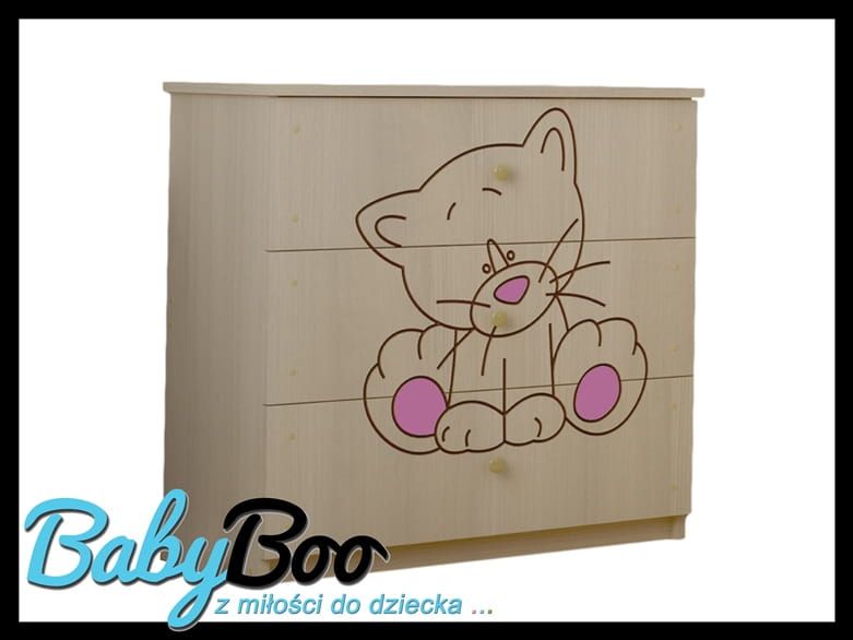 KOMODA DZIECIĘCA dla dzieci BABY BOO  grawerowane wzory! zdjęcie 5