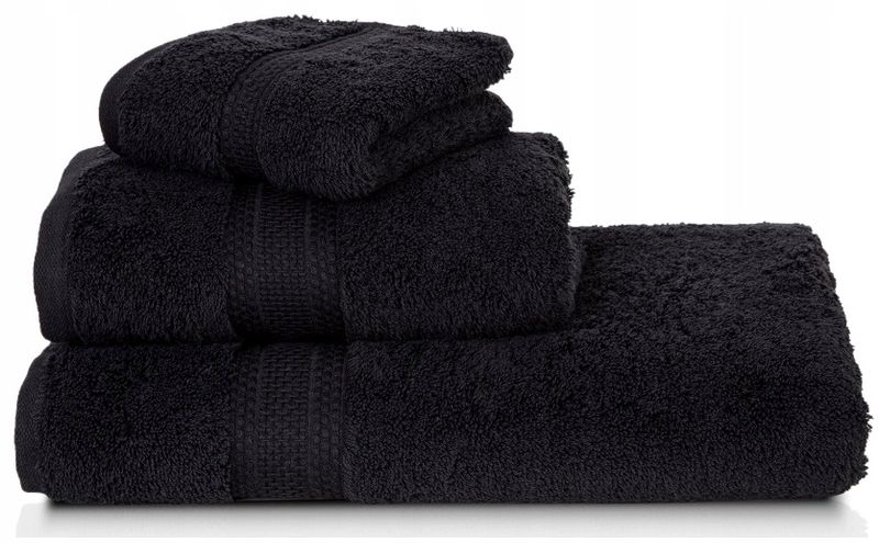 Ręcznik Egyptian 50x90 czarny Greno zdjęcie 1