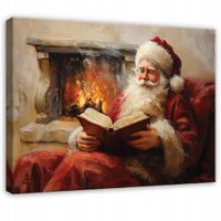 Obraz Na Płótnie Do Sypialni Salonu Mikołaj 60x40