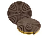 Uszczelka samoprzylepna wyciszająca uszczelnienie drzwi typ d 6m brązowy