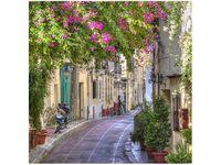 50X50CM DOMY DZIELNICY PLAKA OBRAZ