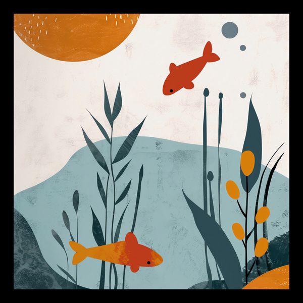 Plakat 20x20cm Podwodny Świat zdjęcie 2