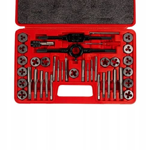 ZESTAW GWINTOWNIKÓW I NARZYNEK 40 EL. SOLIDNE WYKONANIE na Arena.pl