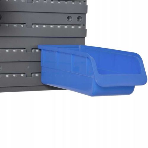 tablica ścienna z pojemnikami niebiesko-szara 44 elementy na Arena.pl