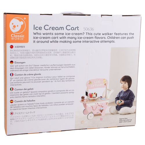 DLA DZIECI 3W1 DREWNIANY WÓZEK LODZIARNIA na Arena.pl