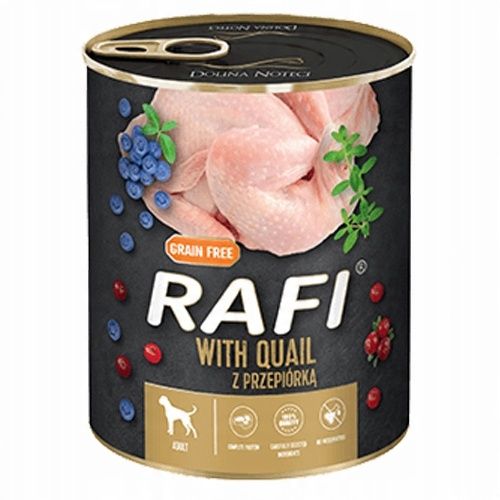 Karma mokra dla psa Dolina Noteci RAFI PREMIUM MIX smaków 24x800g na Arena.pl