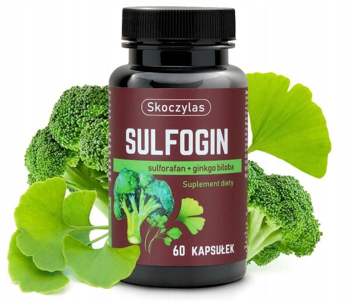 Skoczylas Sulforgan, Ginko Biloba - 60 kapsułek zdjęcie 2