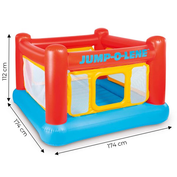 Trampolina dmuchana Zamek 174 x 174 x 112 cm 48260 INTEX zdjęcie 5