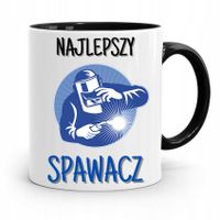 Kubek Czarny Dla Spawacza Najlepszy Spawacz Z Nadrukiem Ze Zdjęciem
