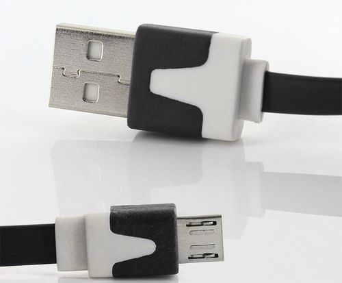 Kabel Micro USB 3 M Płaski Ładowarka Okazja! Długi na Arena.pl