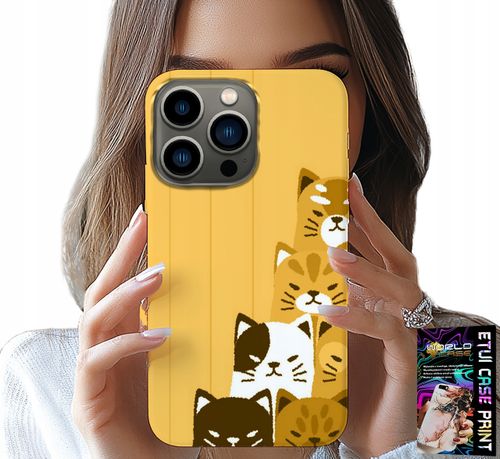 ETUI DO IPHONE 16 PRO MAX - LOVE CAT, WZORY Z KOTAMI, CASE + SZKŁO na Arena.pl