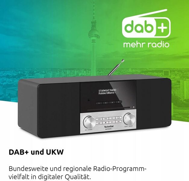 Radio cyfrowe TECHNISAT Digitradio 3 DAB+ FM zdjęcie 7
