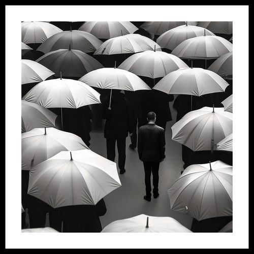 Plakat 60x60cm Samotność w Tłumie na Arena.pl