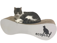 ECOPLAY Drapak XXL fala duży tekturowy kartonowy legowisko kota tektury 71