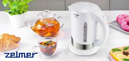 Czajnik elektryczny Zelmer ZCK7630W 2200 W 1,7 l biały na Arena.pl