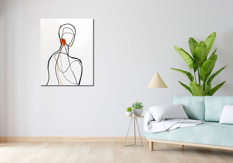 Obraz 70x90cm Pustka w Barwie zdjęcie 2