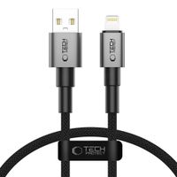 tech-protect ultraboost dna lightning cable 12w/2.4a 25cm iron grey