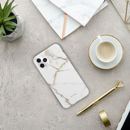 Crong Marble Case – Etui iPhone 11 Pro (biały) na Arena.pl