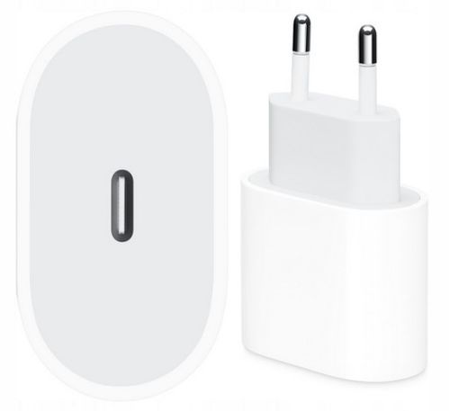 ORYGINALNA SZYBKA ŁADOWARKA DO APPLE IPHONE 20W+KABEL USB-C LIGHTNING 1M na Arena.pl