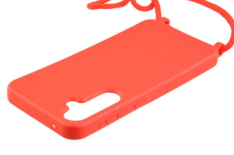 Etui ze sznurkiem RCK do Samsung Galaxy A35 5G czerwony zdjęcie 3