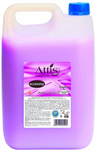 Mydło w Płynie ATTIS 5l GOLD DROP Owocowe FRUITY na Arena.pl