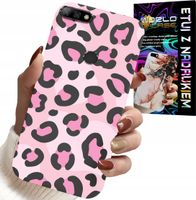 ETUI DO HUAWEI Y7 2018 - RÓŻOWA PANTERKA PANTERA KOBIECE WZORY