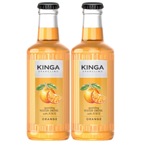 Kinga Sparclino Napój gazowany o smaku pomarańczowym 250 ml x 2 sztuk