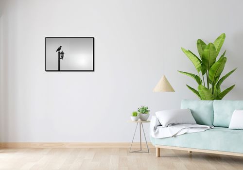 Plakat 66,5x46,5cm Samotny Postój Kruka na Arena.pl