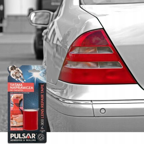 TAŚMA NAPRAWCZA DO LAMP REFLEKTORÓW CZERWONA 5x100cm PULSAR KP308 na Arena.pl