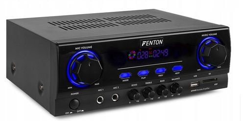 KOLUMNY GŁOŚNIKOWE 800W WZMACNIACZ CYFROWY BLUETOOTH USB na Arena.pl