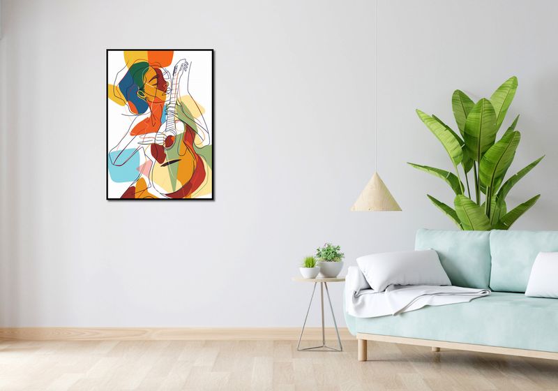 Plakat 64x90cm Wewnętrzna Muza zdjęcie 4