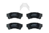 KLOCKI HAMULCOWE PRZÓD MAZDA 6 2007 2008 2009 2010 2011 2012 2013