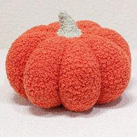Poduszka pluszowa dynia żółta 10 cm 35 cm pillow czerwona