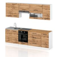 Meble Kuchenne Drewniane Zestaw Mebli Kuchennych Marocco 2.6m Szafki Wotan