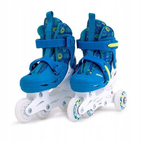 Zestaw Combo Monster LED łyżworolki regulowane dla dziecka 3w1 r. 30-33 na Arena.pl