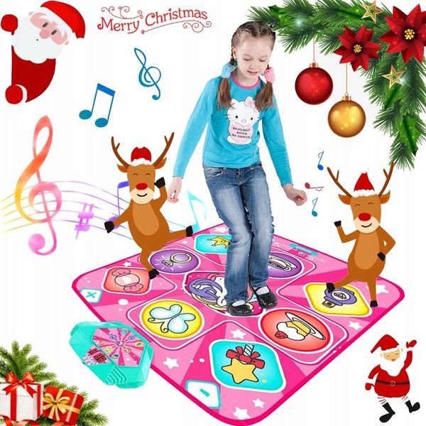 Mata do Tańczenia Dla Dzieci Mata do tańca z muzyką Boże Narodzenie zdjęcie 1