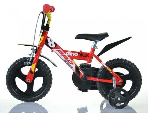 Rower dziecięcy Dino 123GLN czerwony 12" na Arena.pl