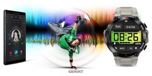 smartwatch giewont pionier gps gw460-3 - light stone na Arena.pl