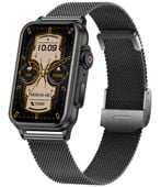 smartwatch damski rubicon rncf06 black smarub215