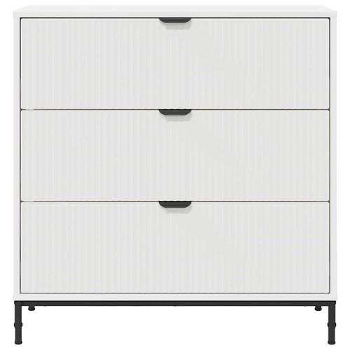 Bufet Biały 79.5 x 33 x 82 cm Materiał drewnopochodny na Arena.pl