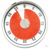 2 x Minutnik kuchenny z magnesem timer zegar srebrny Kinghoff